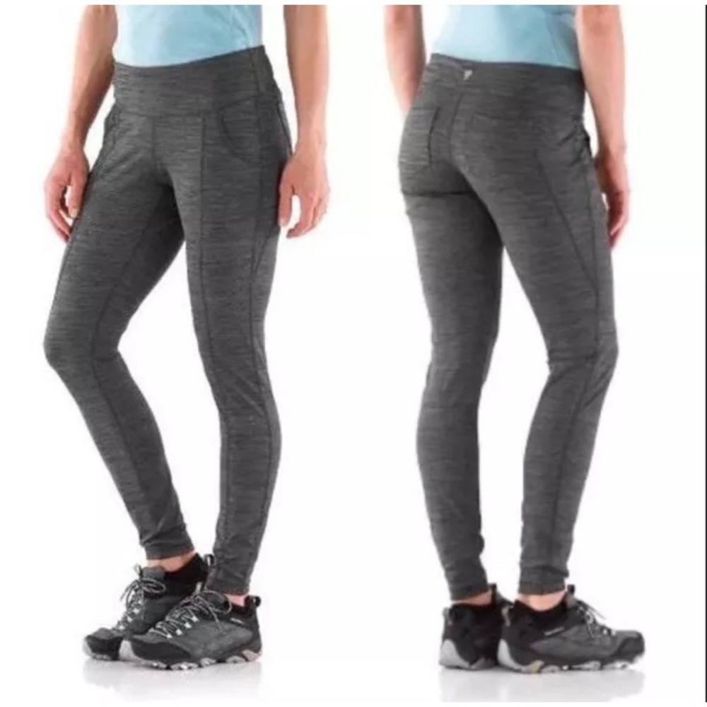Kuhl Gray Space Dye Pocket Performance Leggings Women 3X Gorpcore Hiking